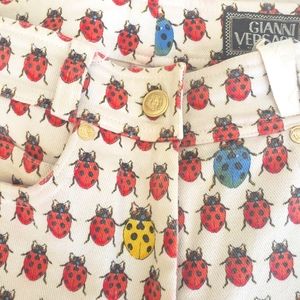 Rear Versace Ladybug Jeans 90s